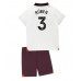 Manchester City Ruben Dias #3 Babykleding Uitshirt Kinderen 2023-24 Korte Mouwen (+ korte broeken)